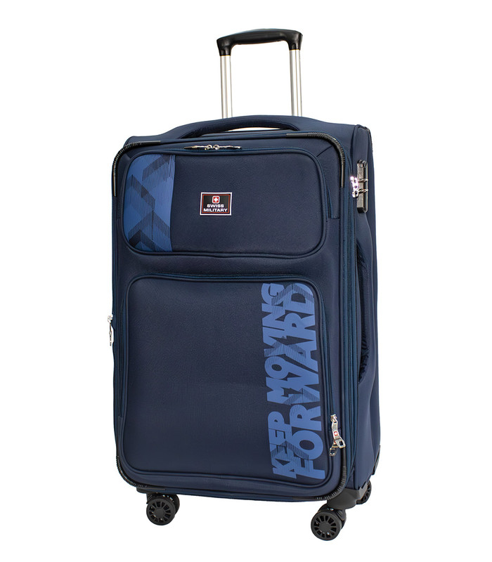 Neptune  Soft Trolley Luggage Bag, Polyester, Large Storage Capacity, 65 cm