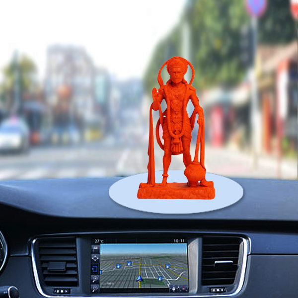 Sarangpur Hanuman Statue for Car Dashboard, Home Décor, Gifting for Birthday, Anniversary Showpiece 4.7 inch