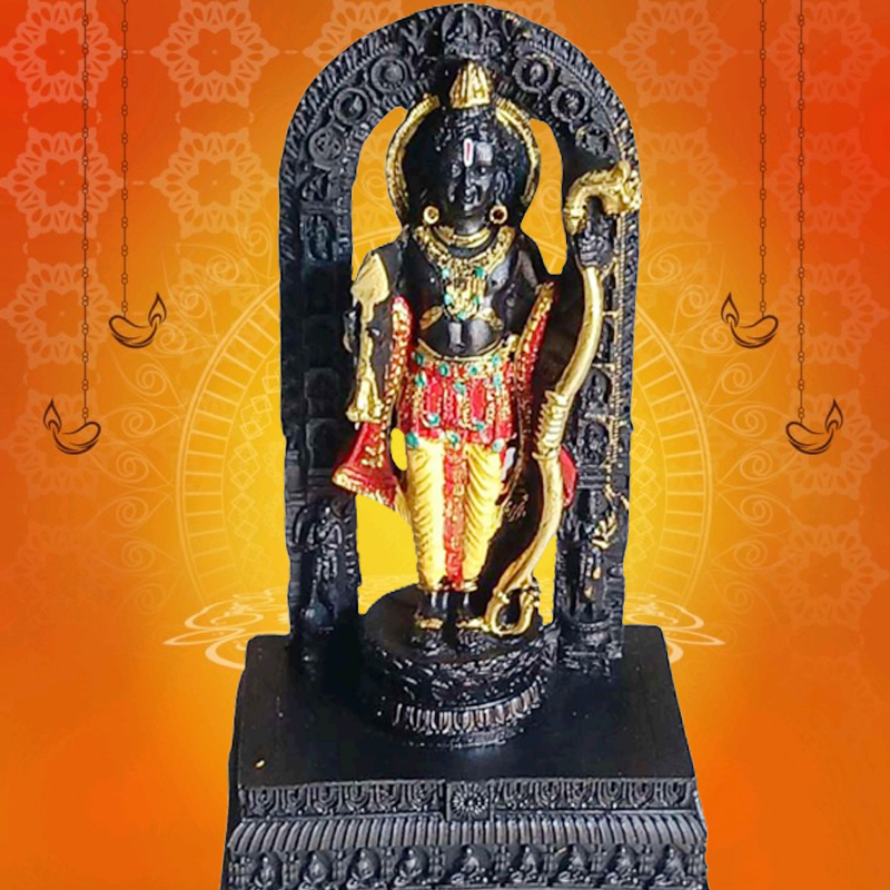 Ram Lalla  Statue for  Home Décor, Gifting for Birthday, Anniversary Showpiece 6.9 inch