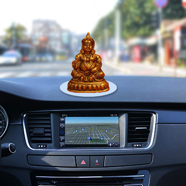 Kuber Ji  for Car Dashboard, Home Décor, Office Decor, Puja Room Showpiece 3 inch