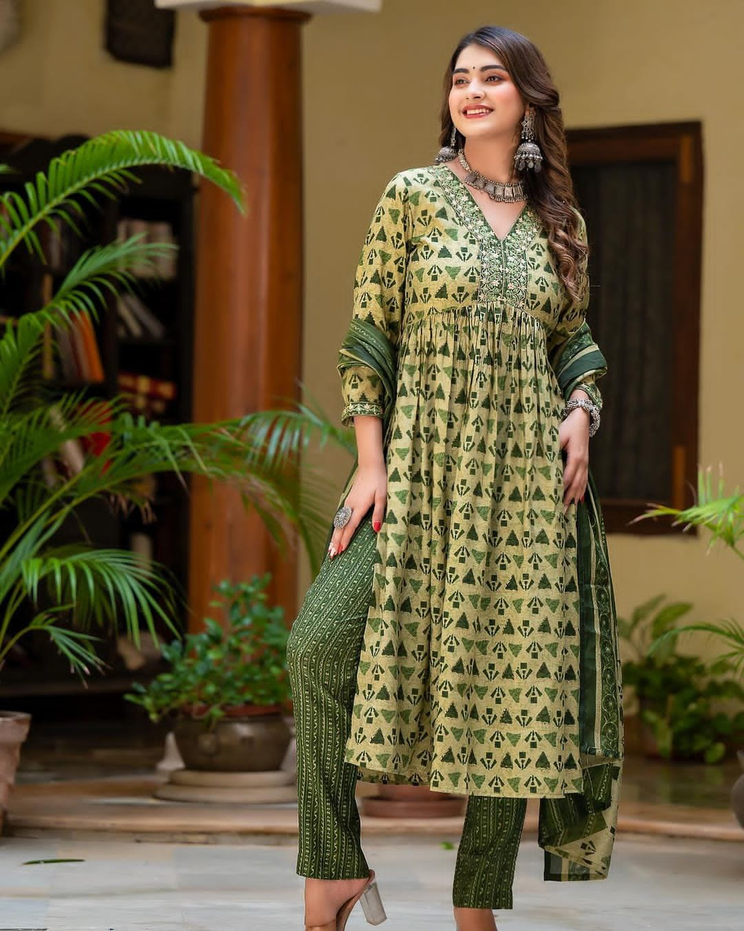 Pure Cotton Embroidery work Kurti